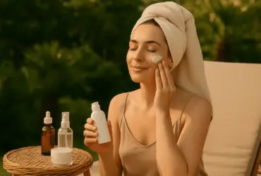 Evening Skincare in Golden Light-min